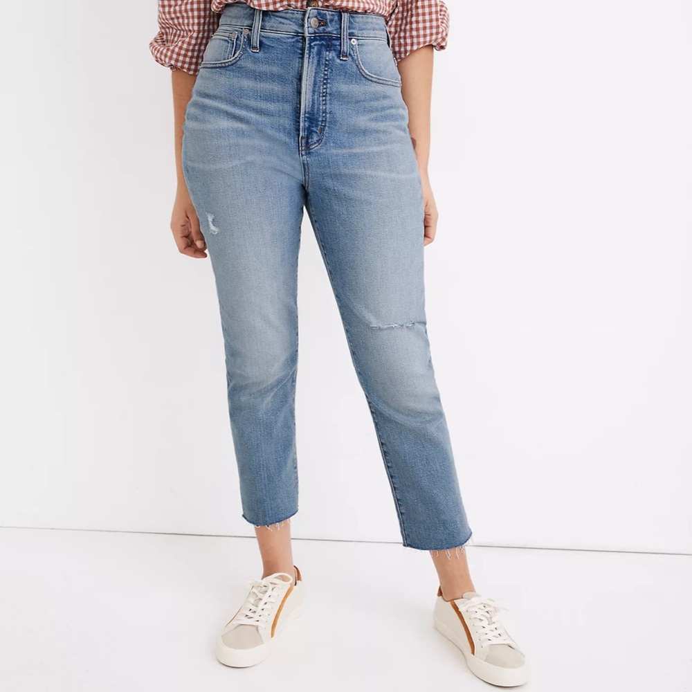 Madewell The Curvy Perfect Vintage Jean in Coffey Wash: Worn-In Sz 29